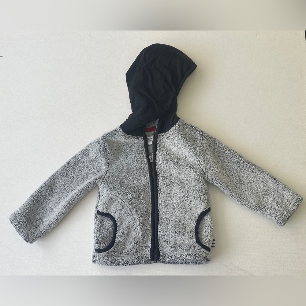 Splendid boy’s Gray and Black Jacket. Size 12-18M. - Picture 1 of 7
